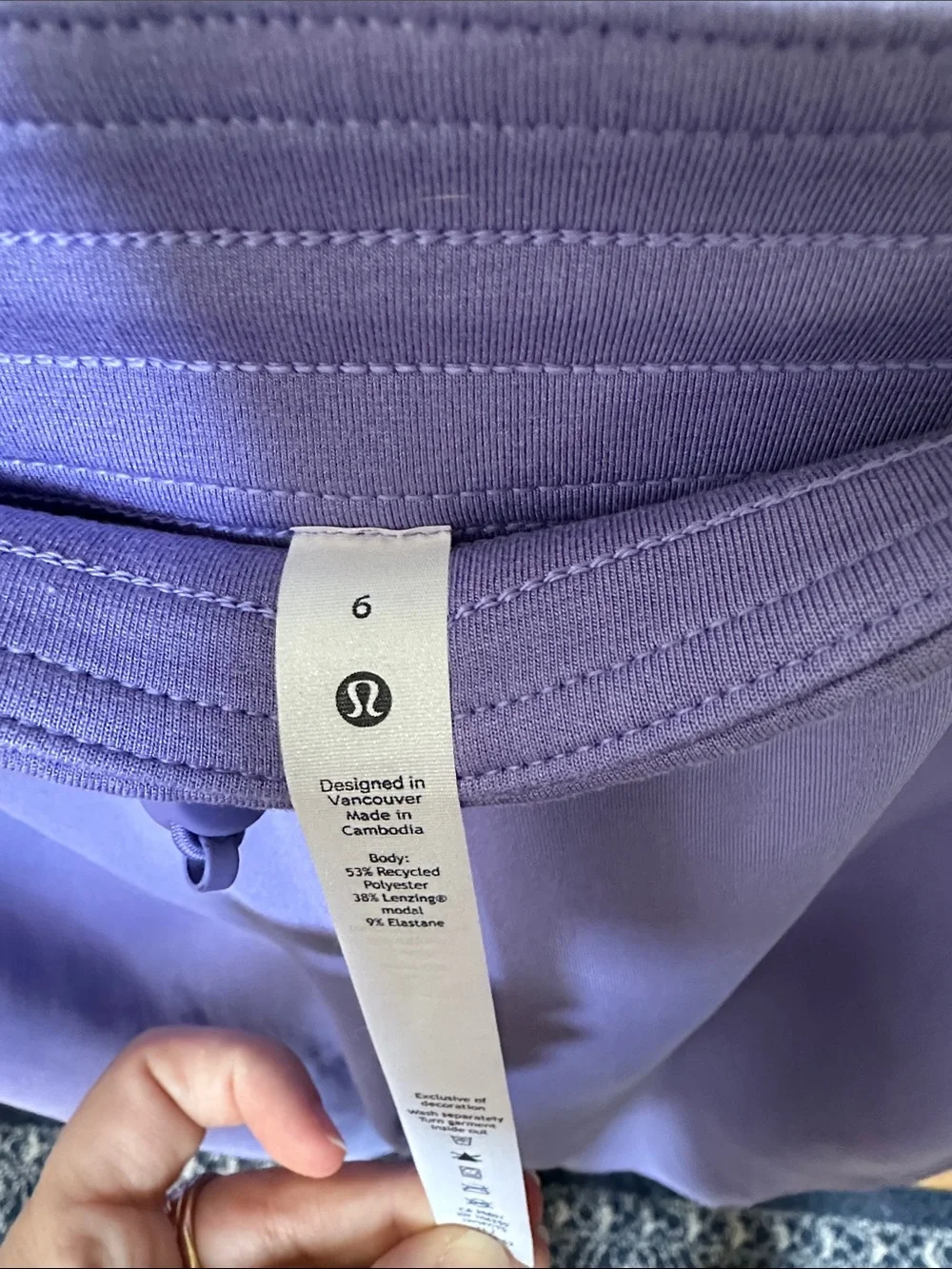 Lululemon Softstreme High-Rise Straight-Leg Pant Purple Size 6 LW5EGTS